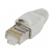 RJ45 pluggen CAT 6e inclusief huls 10 stuks